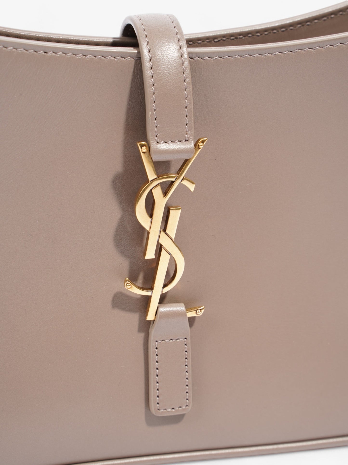 Saint Laurent Le 5 a 7 Hobo Warm Taupe Leather