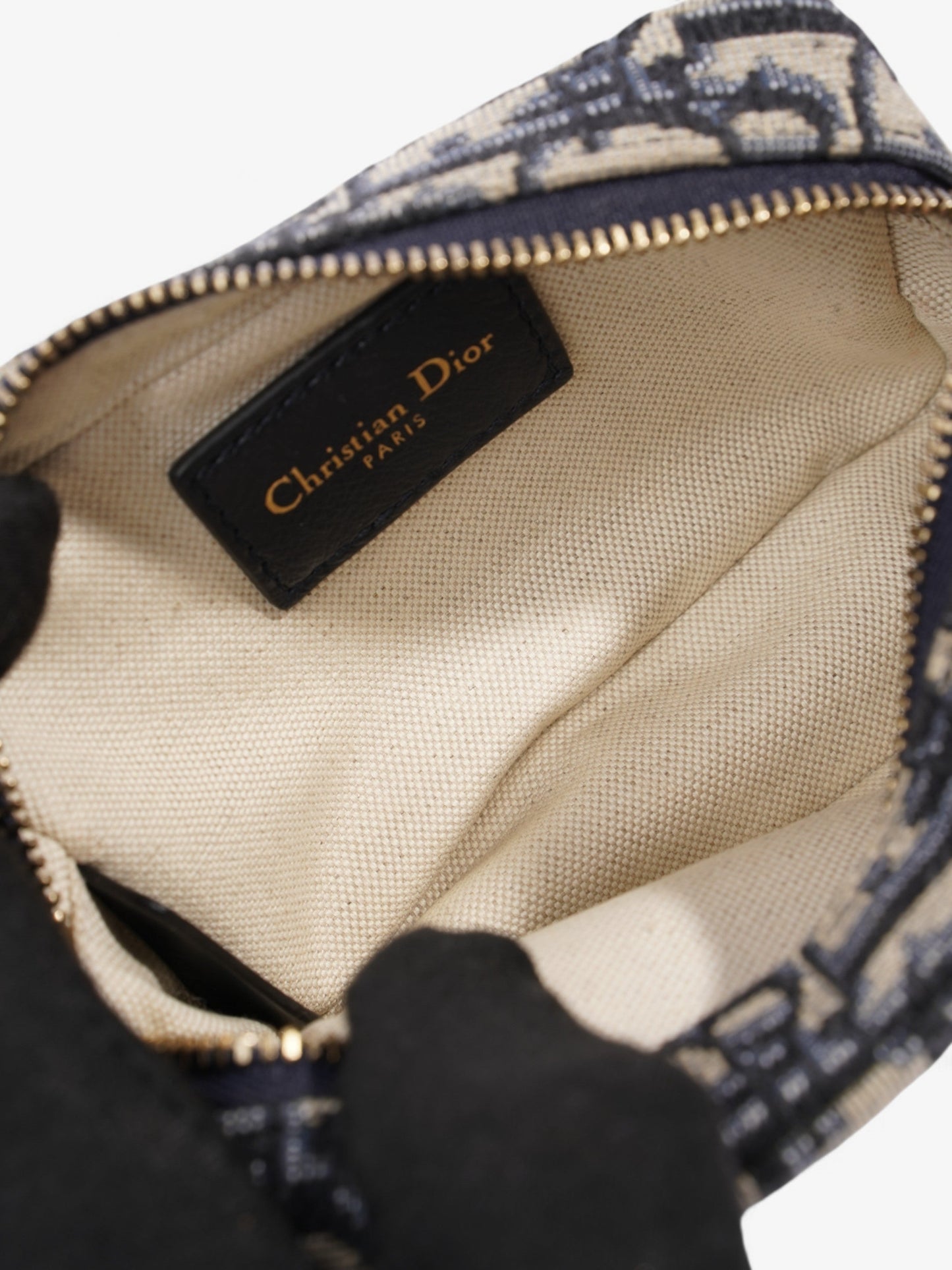 Christian Dior Oblique Belt Bag Blue Oblique Fabric