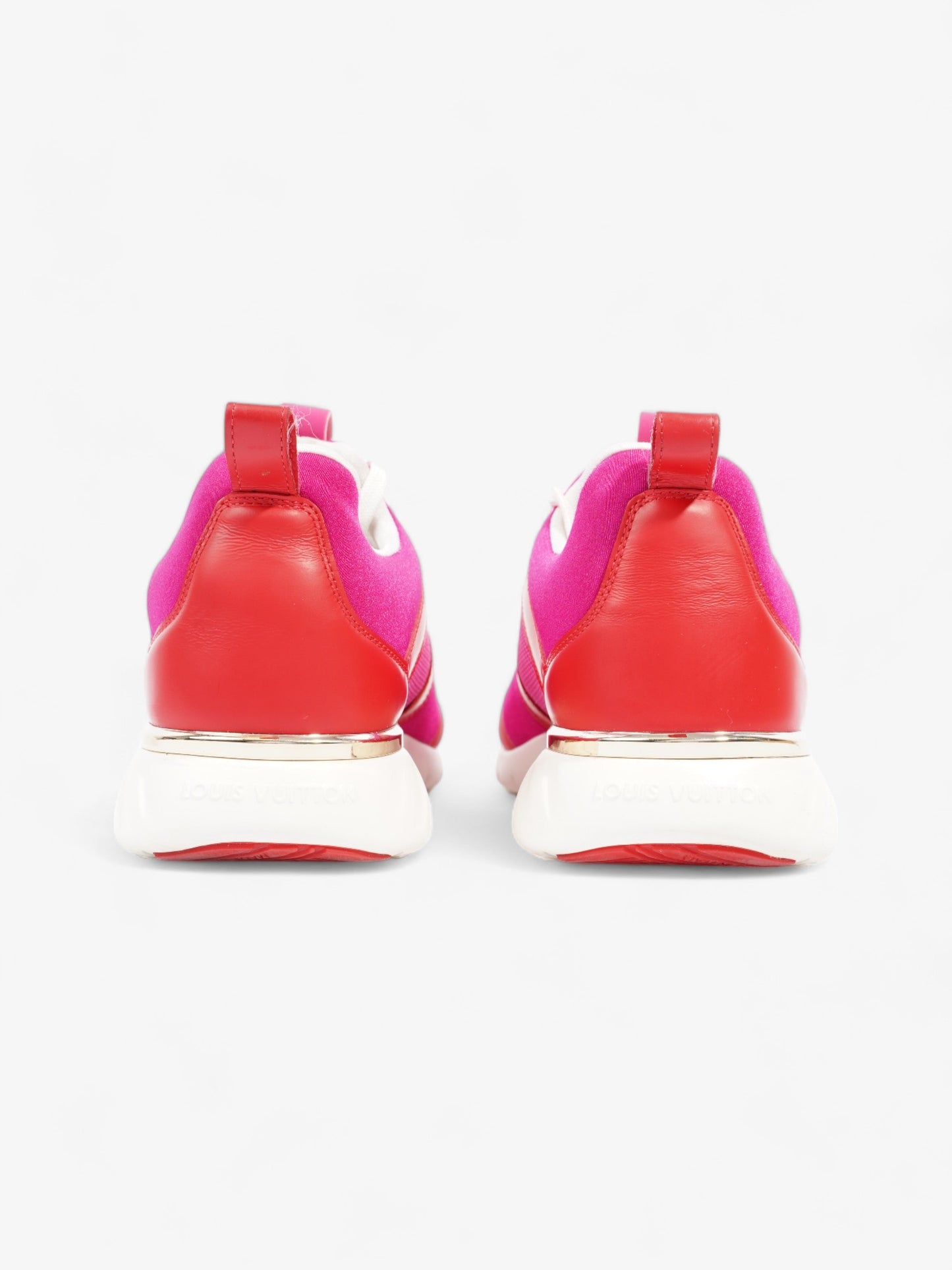 Louis Vuitton After Game Sneakers Pink / Red Neoprene EU 38 UK 5