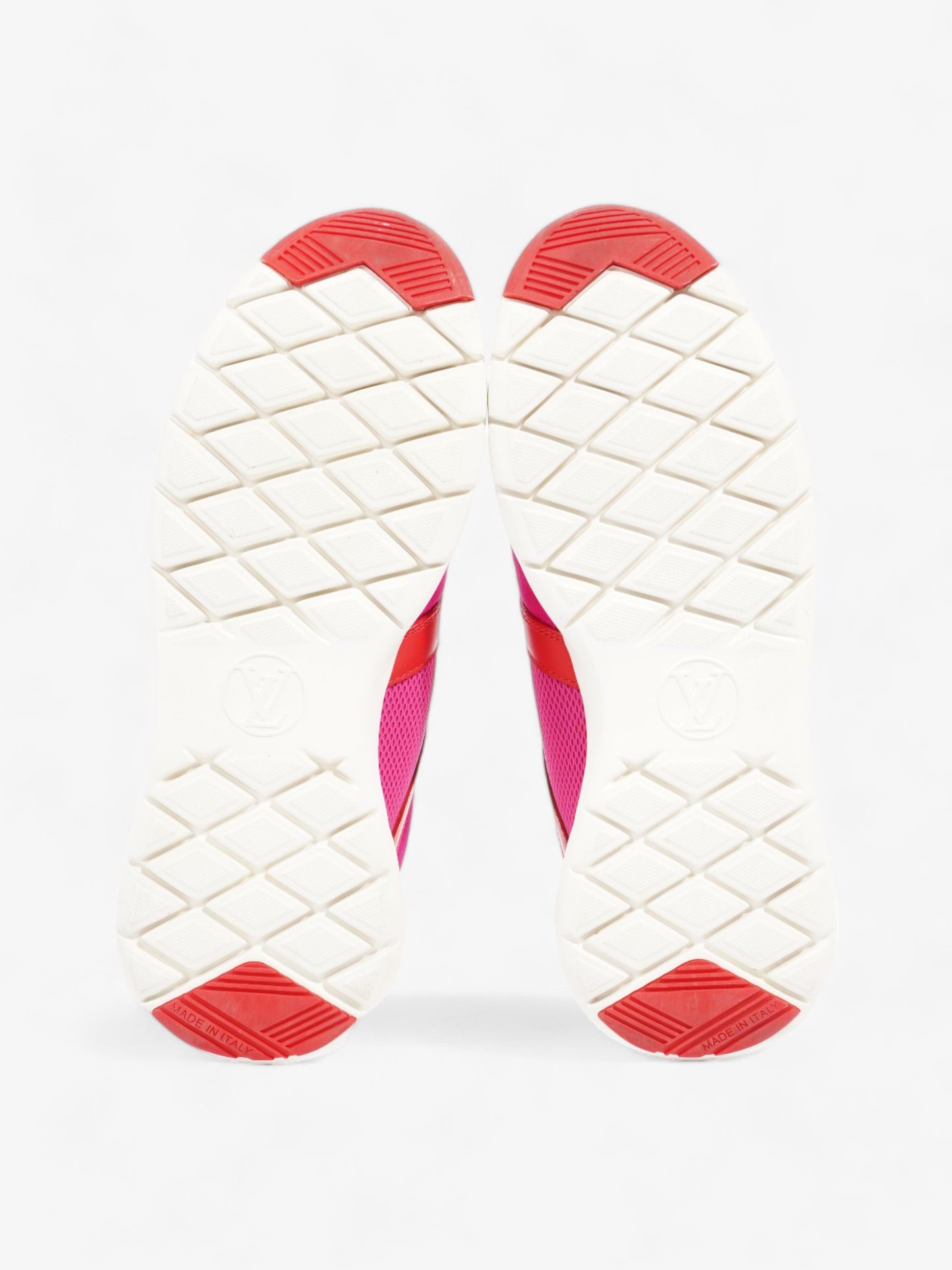 Louis Vuitton After Game Sneakers Pink / Red Neoprene EU 38 UK 5
