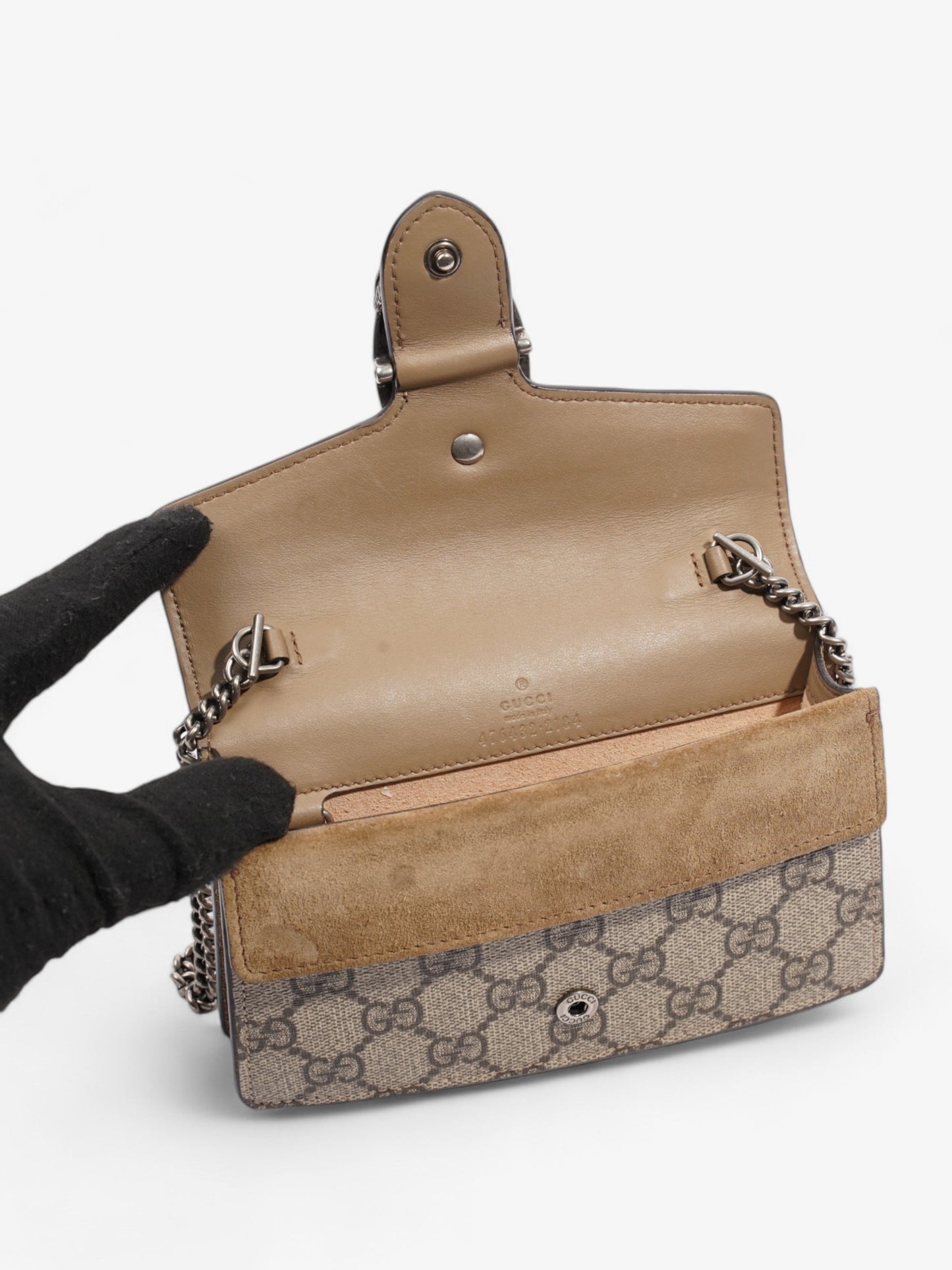 Gucci Dionysus GG Supreme Coated Canvas Super Mini