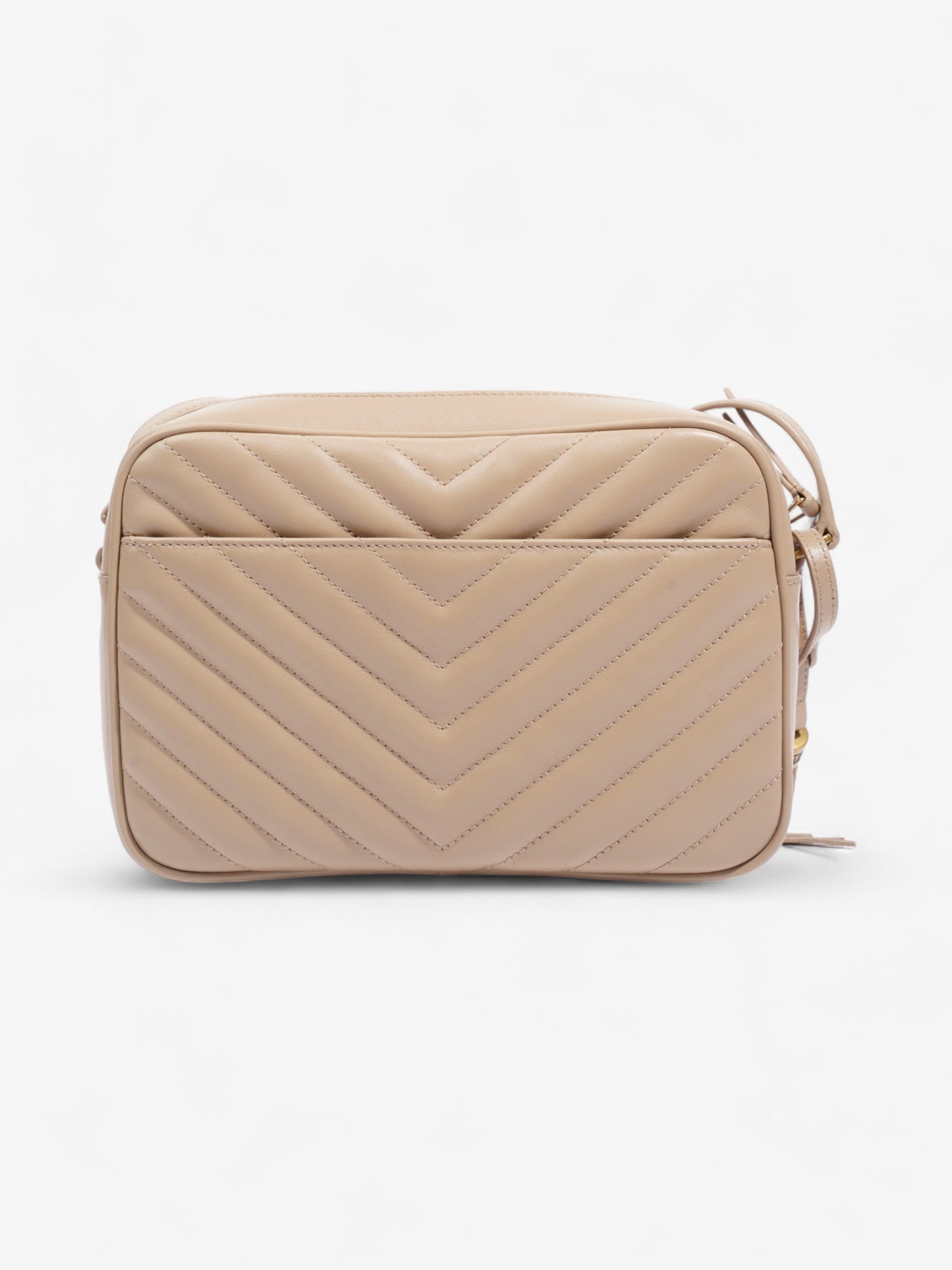 Saint Laurent Lou Camera Beige Leather