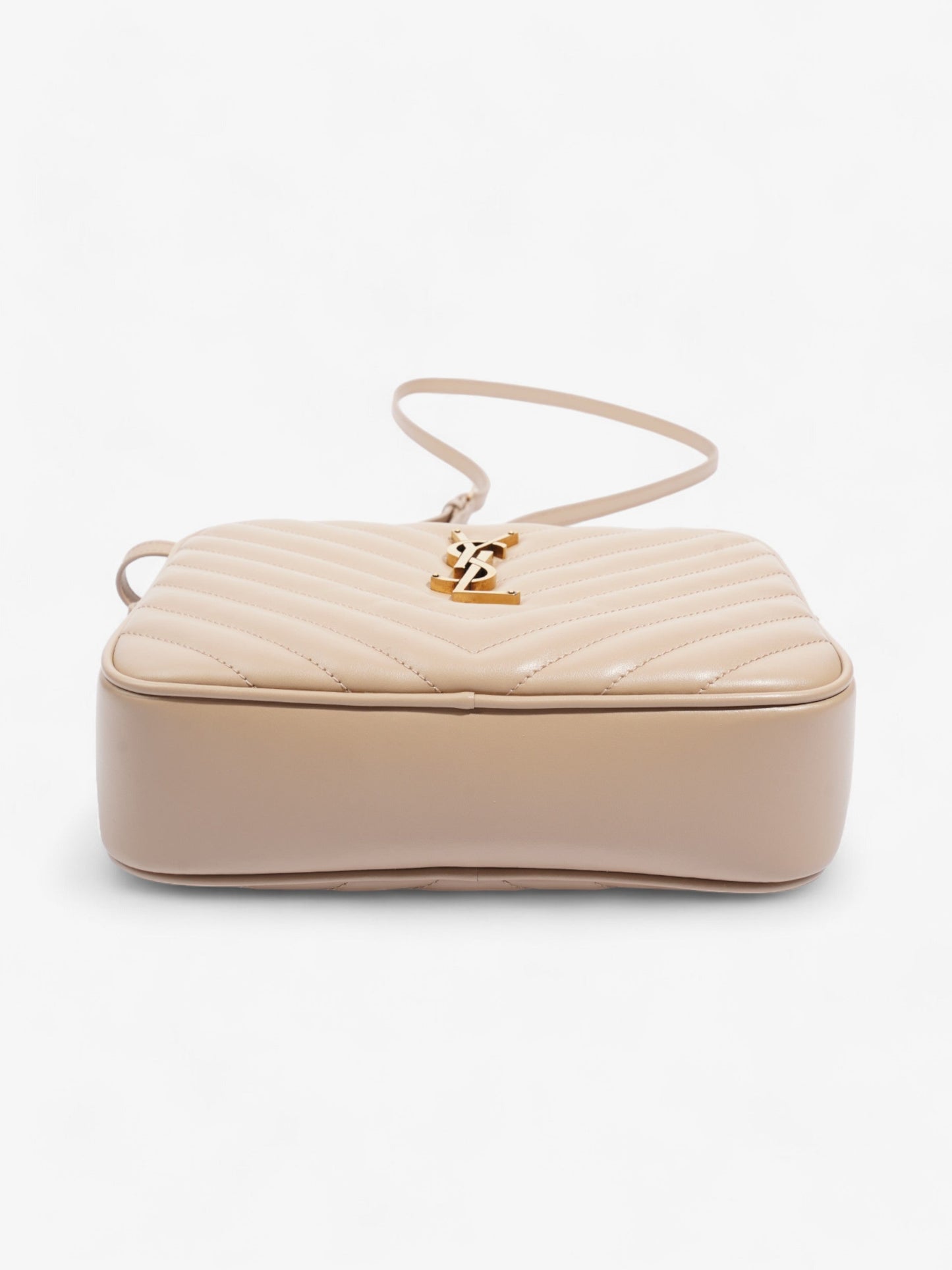 Saint Laurent Lou Camera Beige Leather