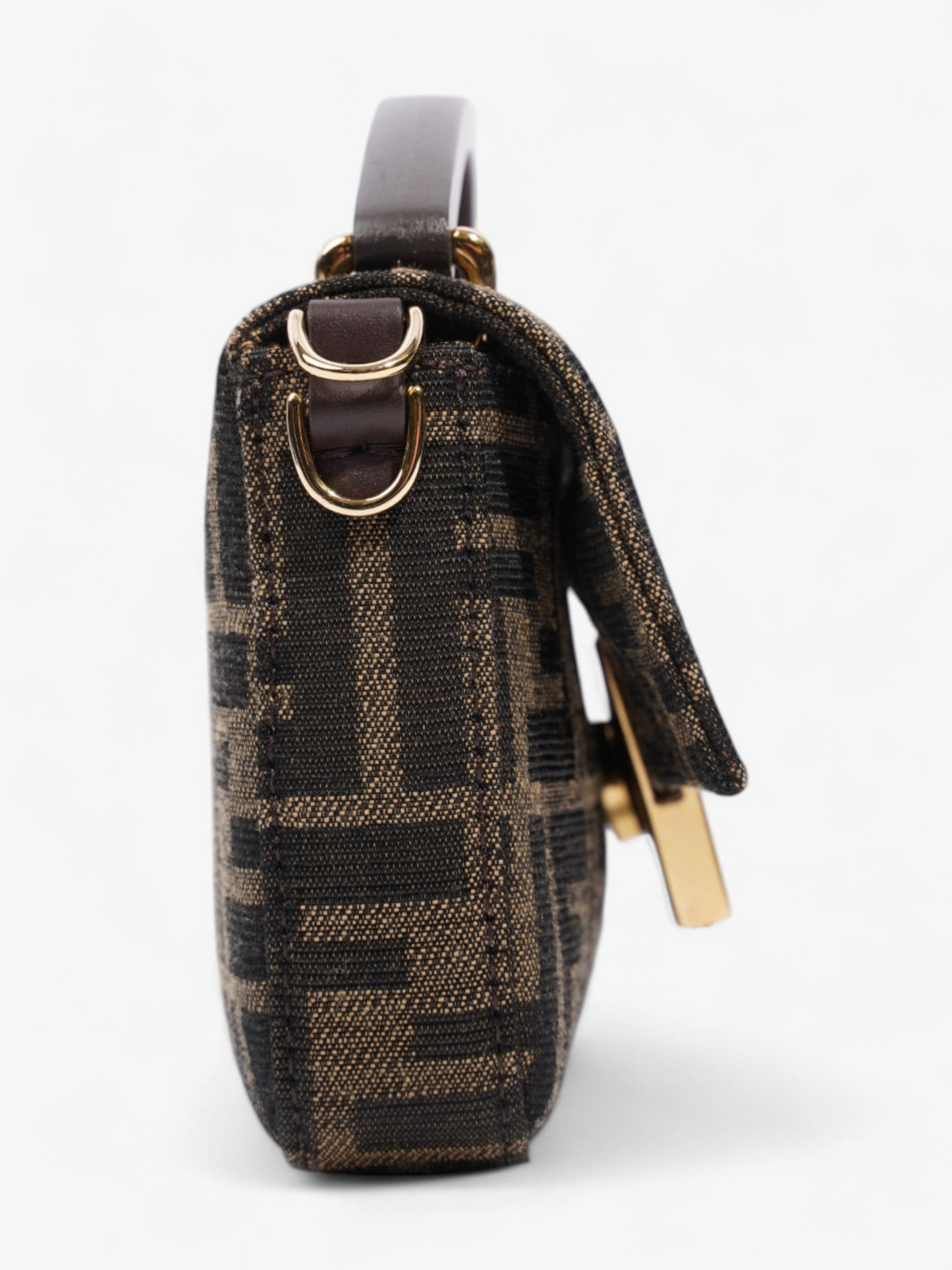 Fendi Baguette Zucca / Brown Fabric Mini