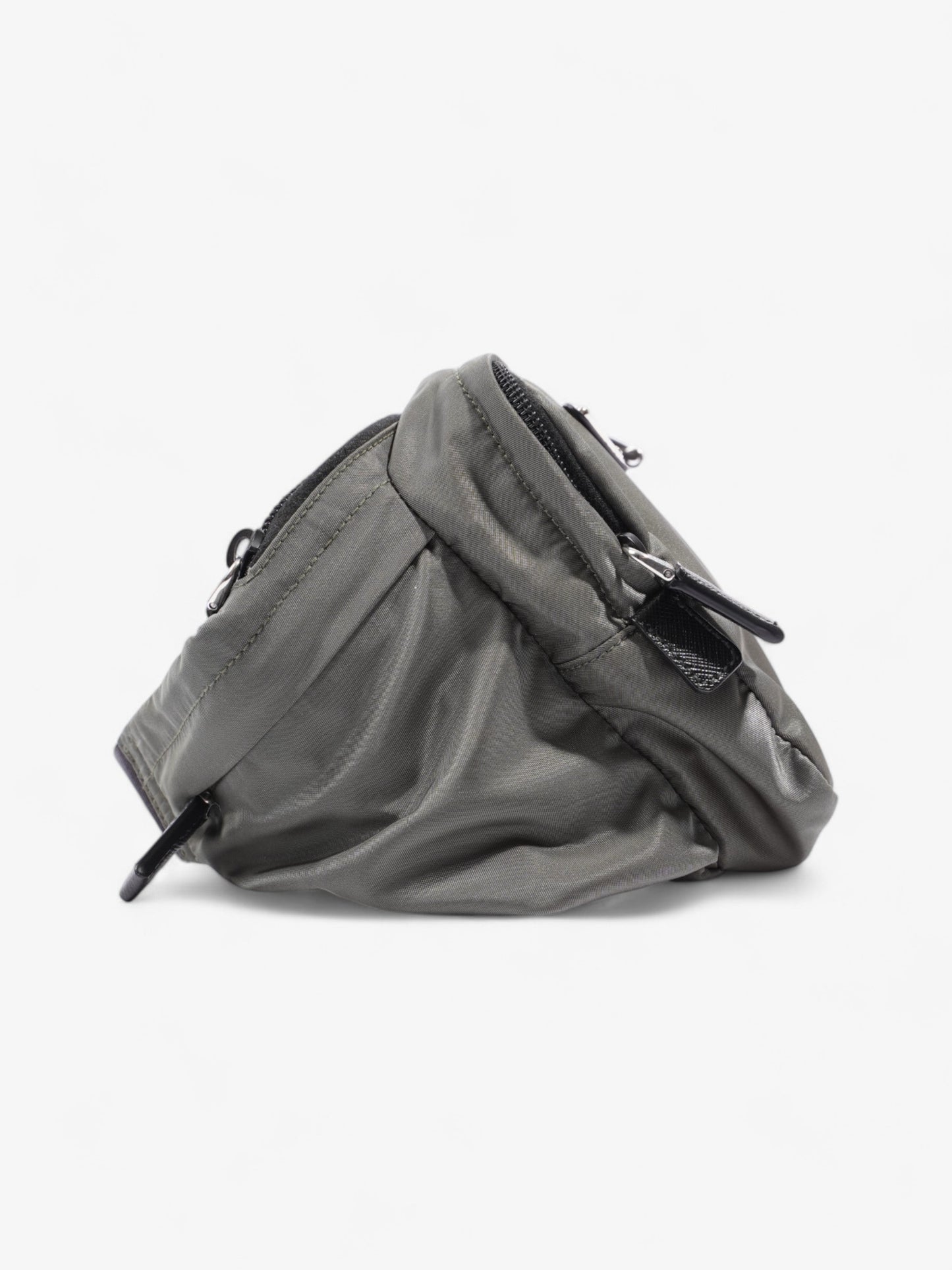 Prada Belt Bag Green / Black Re Nylon
