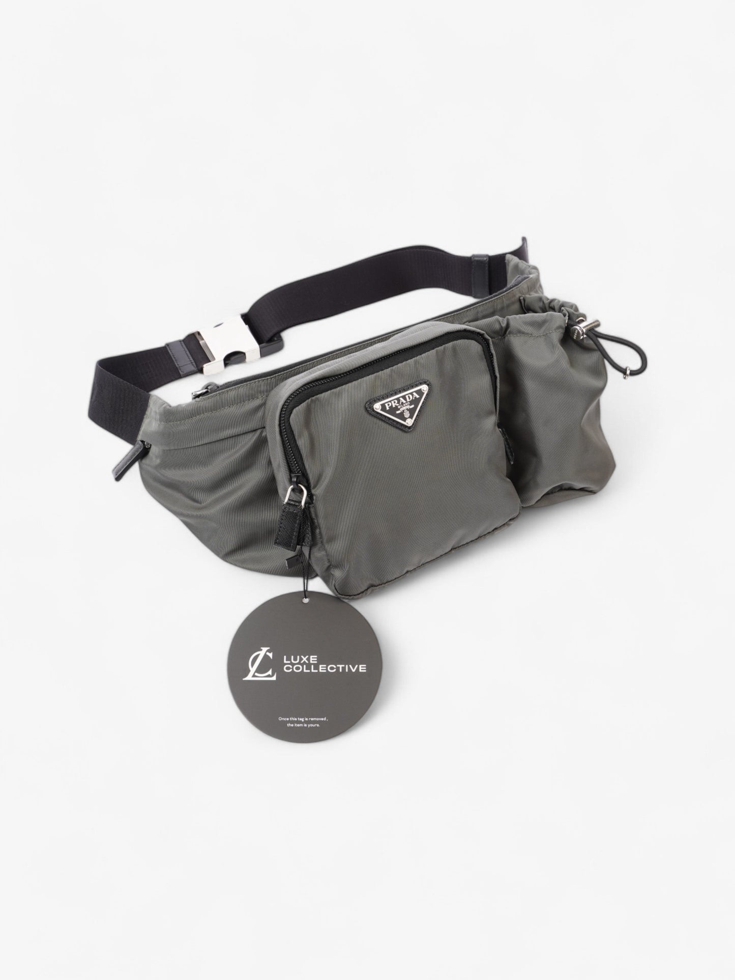 Prada Belt Bag Green / Black Re Nylon