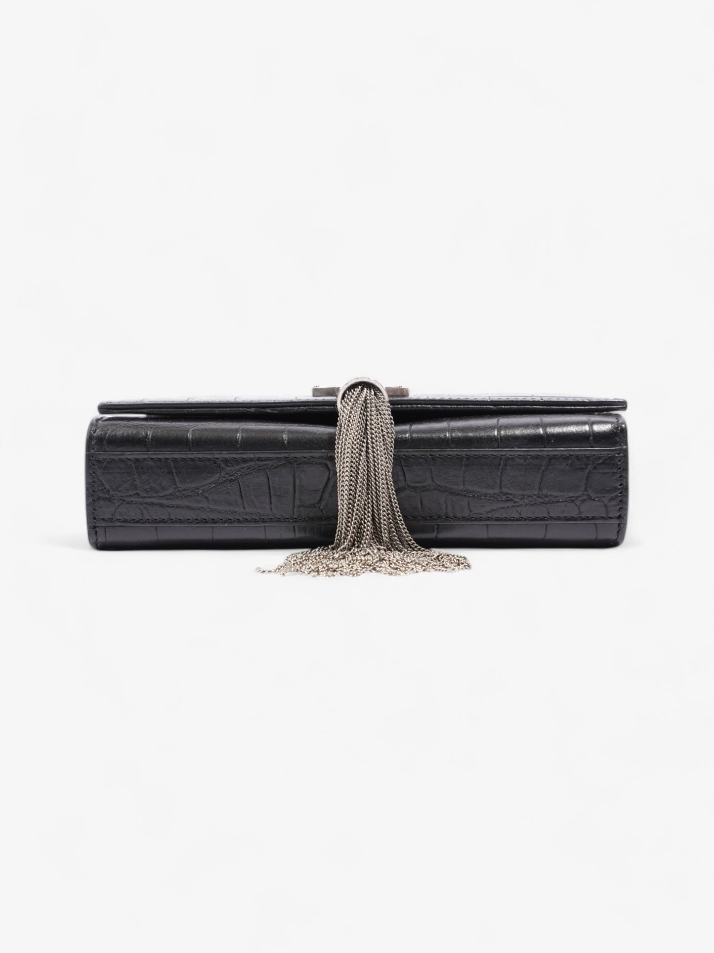 Saint Laurent Kate Tassel Bag Black Calfskin Leather Small