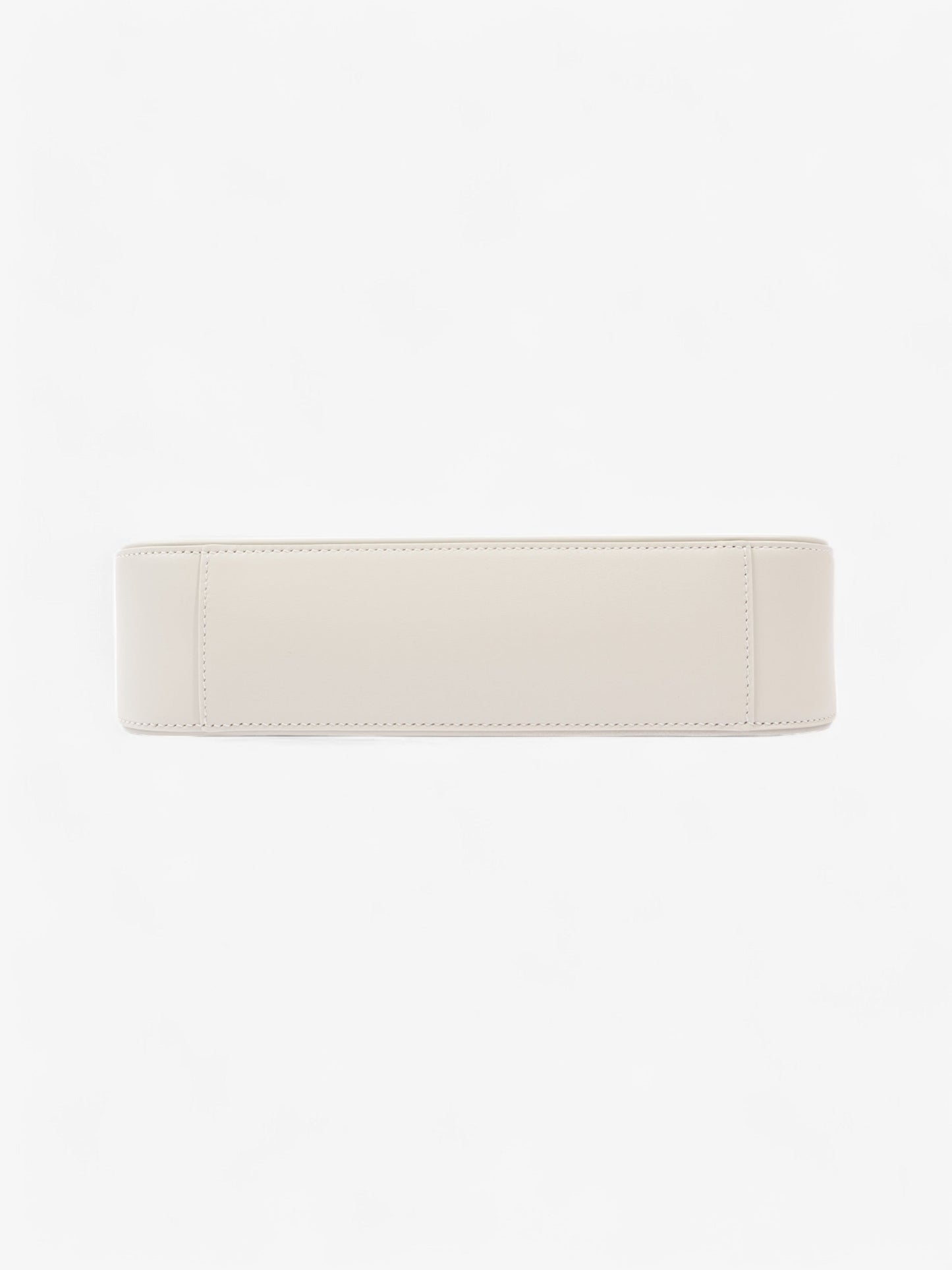 Saint Laurent Le 5 a 7 Cream Calfskin Leather