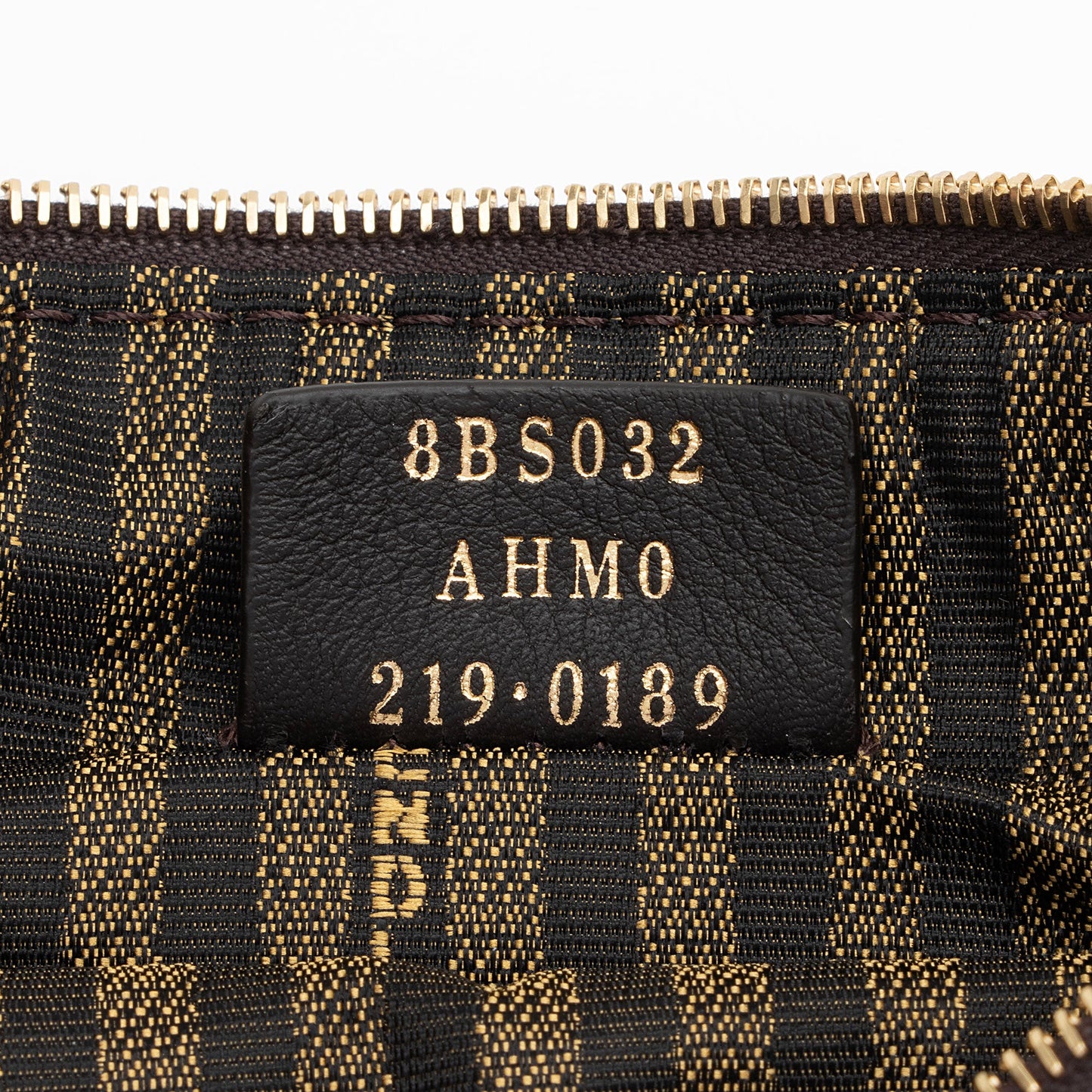 Fendi Canvas Pequin Pochette (SHF-2YZlVT)