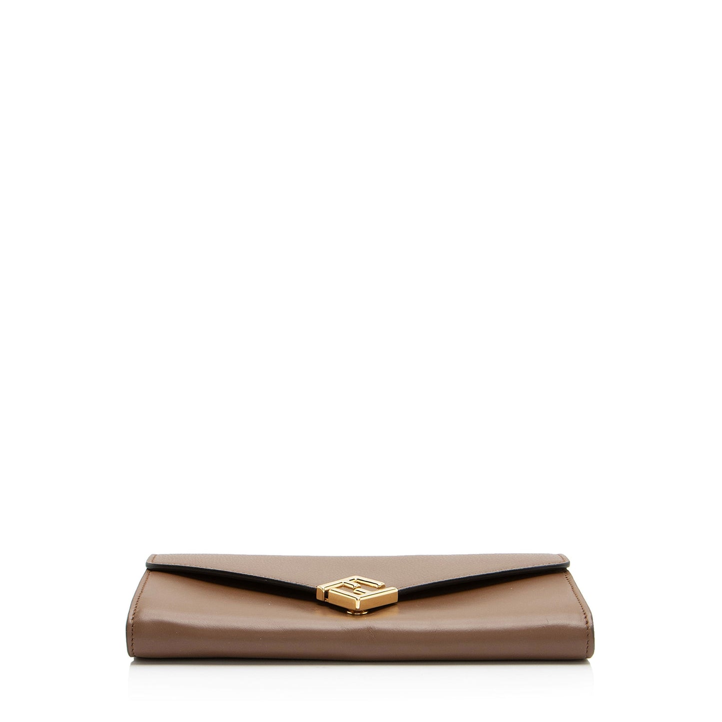 Fendi Leather FF Diamonds Continental Wallet with Chain (SHF-veWU7c)