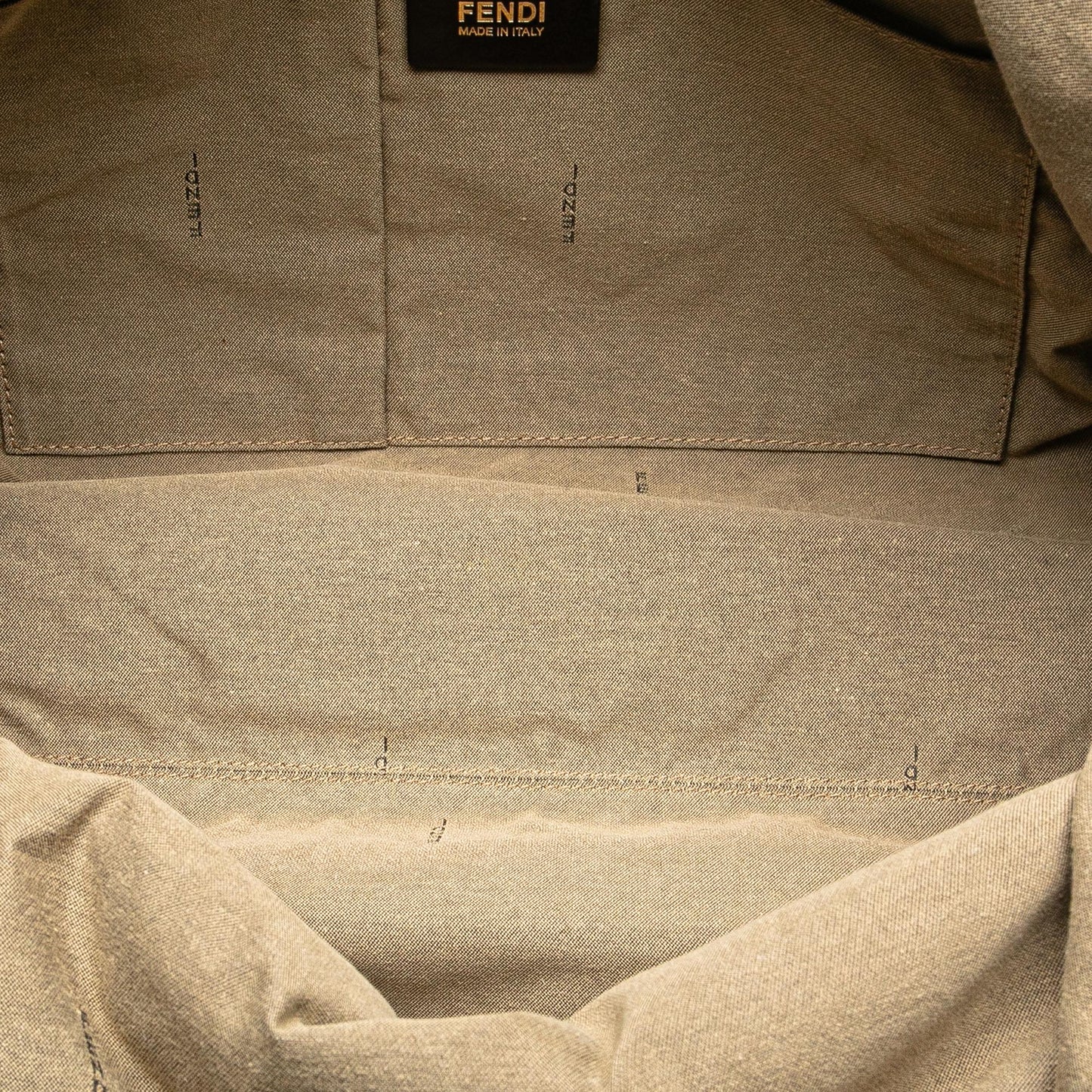 Fendi Medium Leather Chains Tote