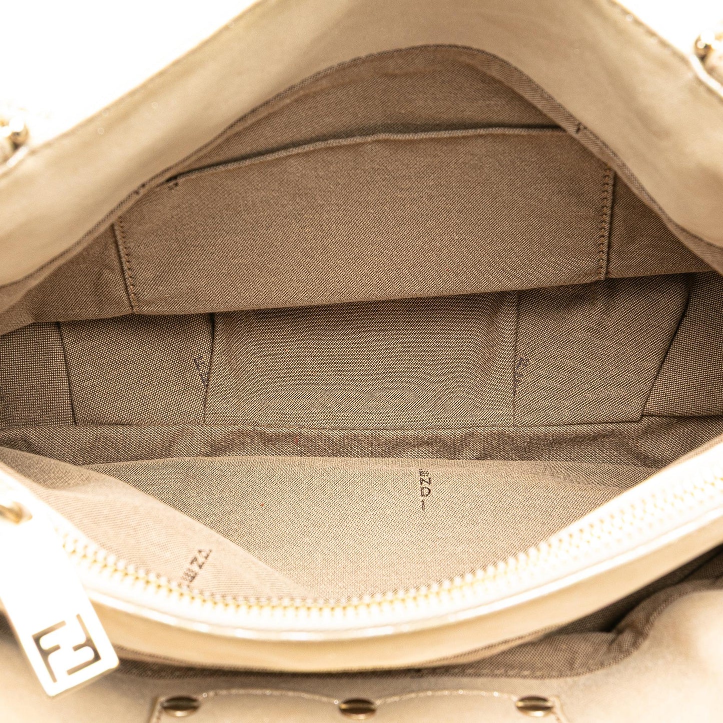 Fendi Small Metallic Mia Chain Satchel