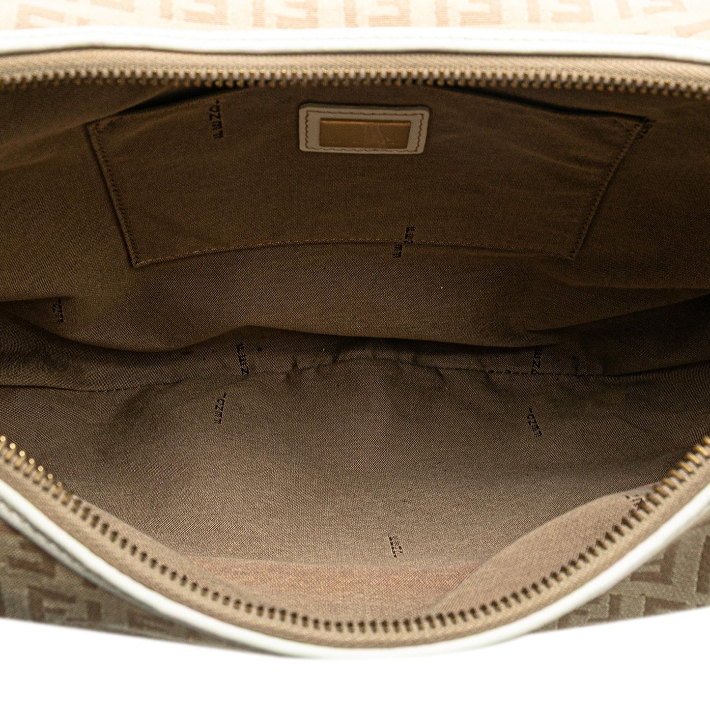 Fendi Zucchino Canvas Chef Pocket Hobo