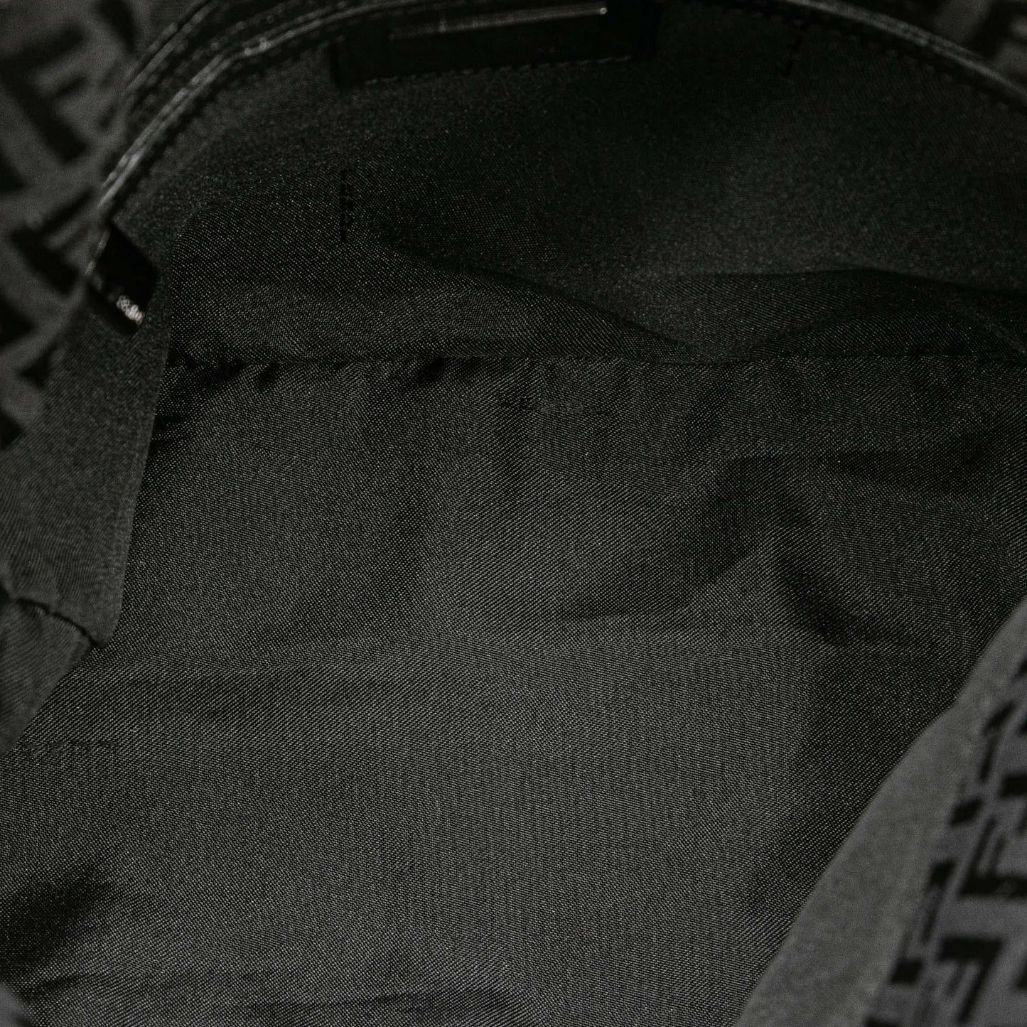 Fendi Zucchino Canvas Double Flap Mamma