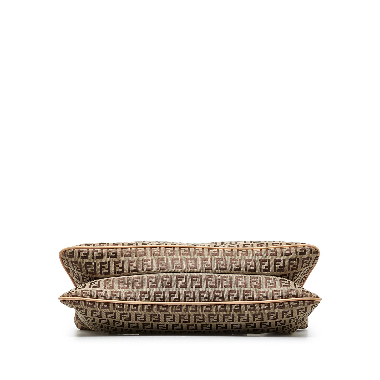 Fendi Zucchino Double Flap Tote (SHG-wgkC7B)