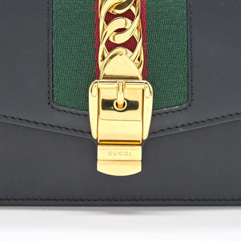 Gucci Sylvia Leather Super Mini Bag