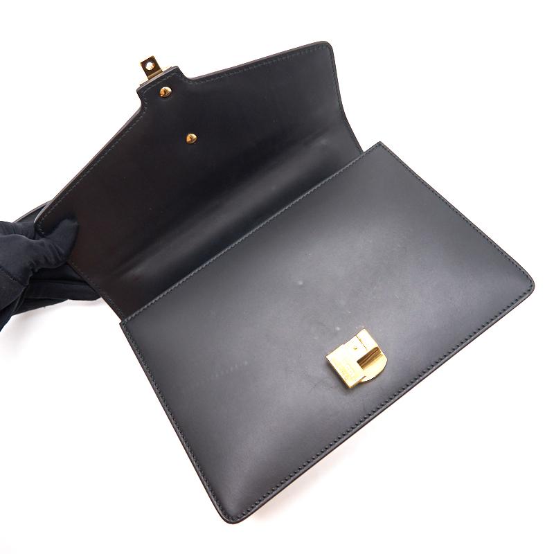 Gucci Black Sylvie Small Shoulder Bag