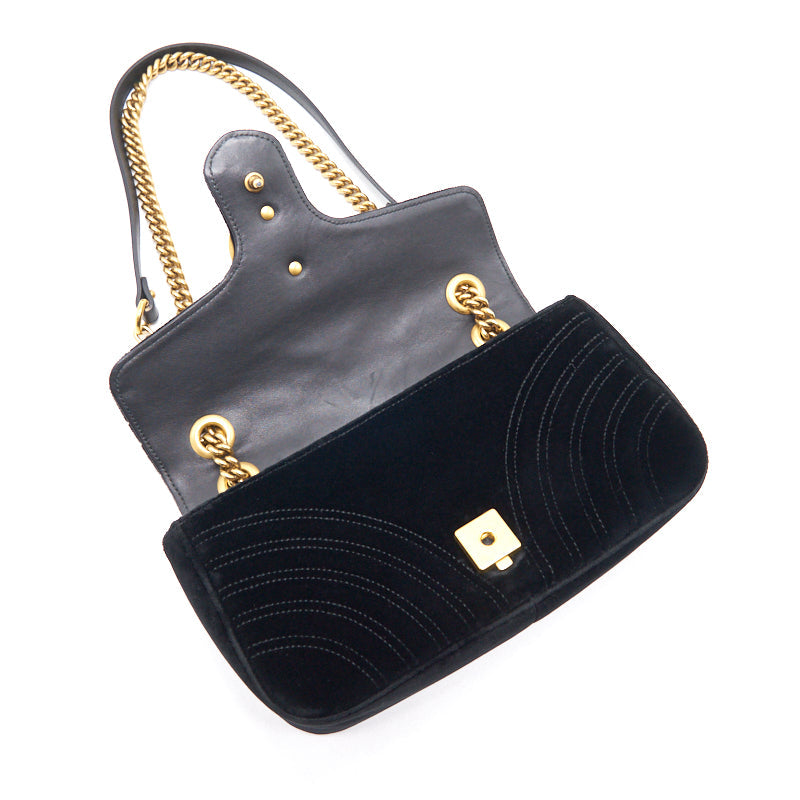 Gucci Velvet Small GG Marmont Bag 26cm