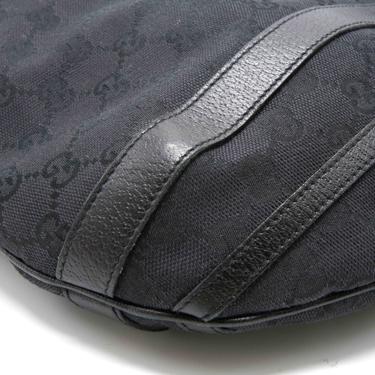 Gucci Black Monogram Canvas Tote