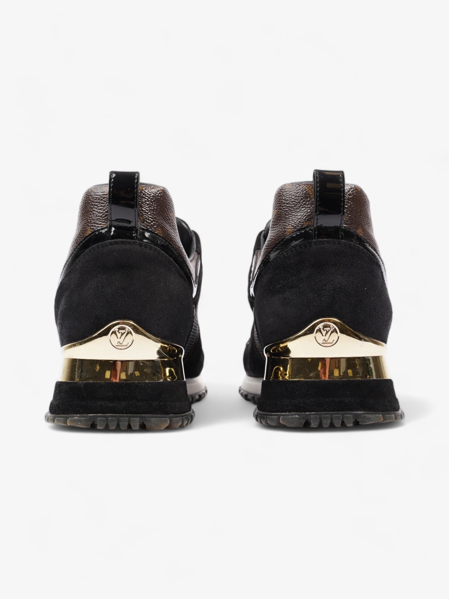 Louis Vuitton Run Away Sneakers Black / Brown Monogram Mesh EU 38.5 UK 5.5