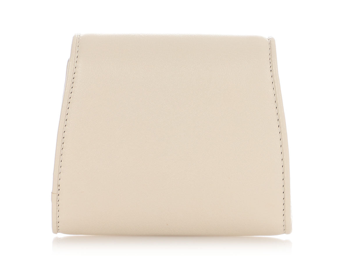 Gucci Medium White Blondie Chain Wallet