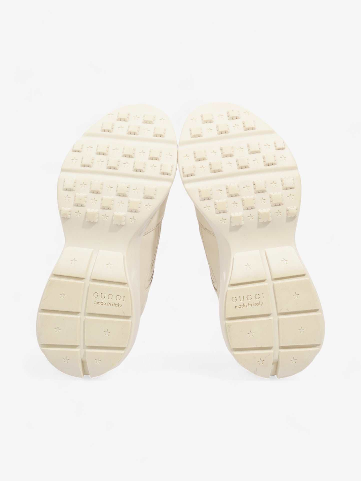 Gucci Rhyton Sneaker Ivory Leather EU 40 UK 7