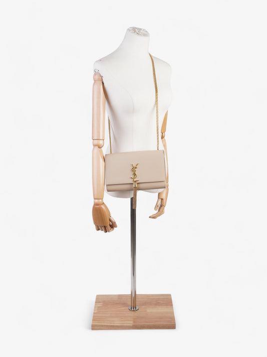 Saint Laurent Kate Tassel Bag Beige Calfskin Leather Medium