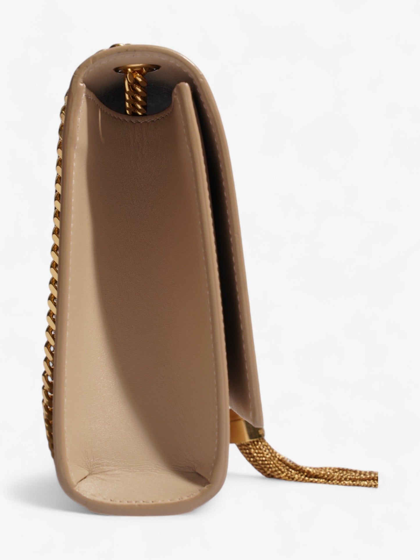 Saint Laurent Kate Tassel Bag Beige Calfskin Leather Medium