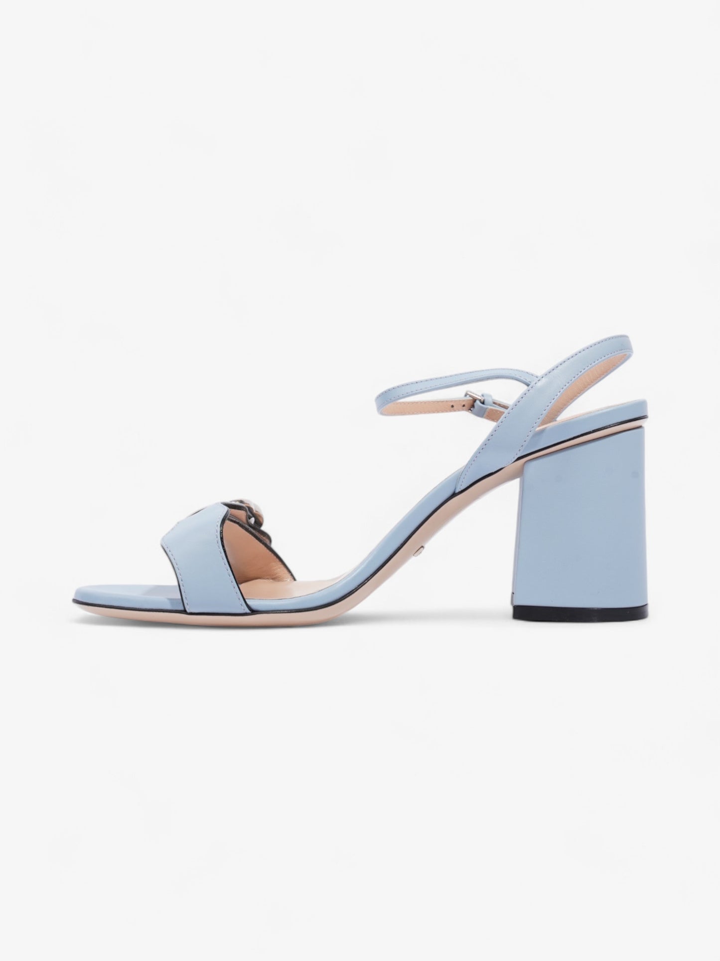 Gucci GG Marmont Sandals 70 Light blue Leather EU 38.5 UK 5.5