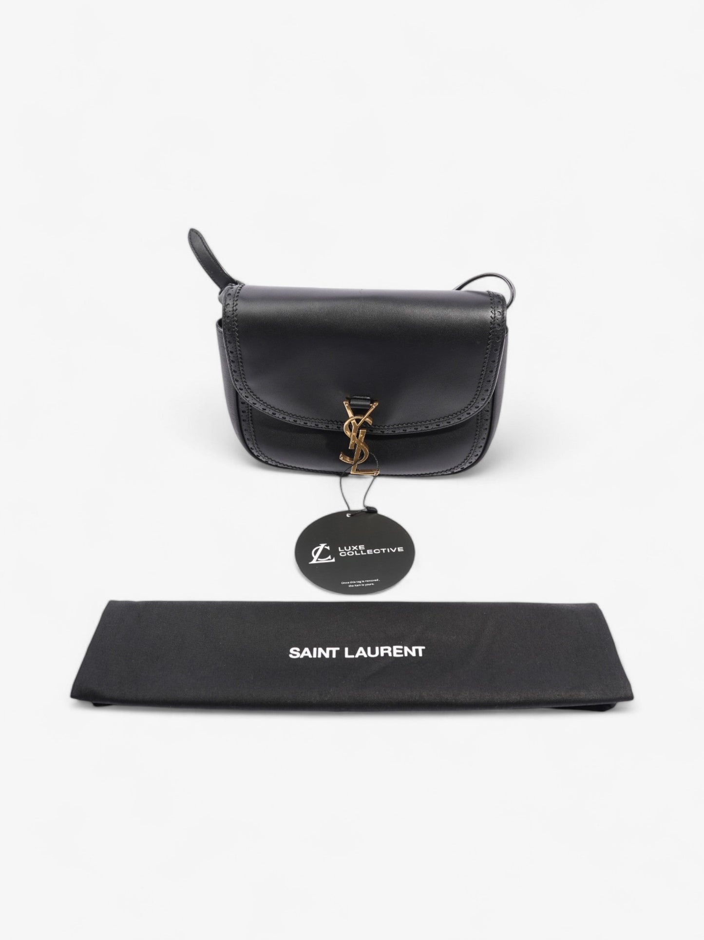 Saint Laurent Kaia Black Calfskin Leather Medium