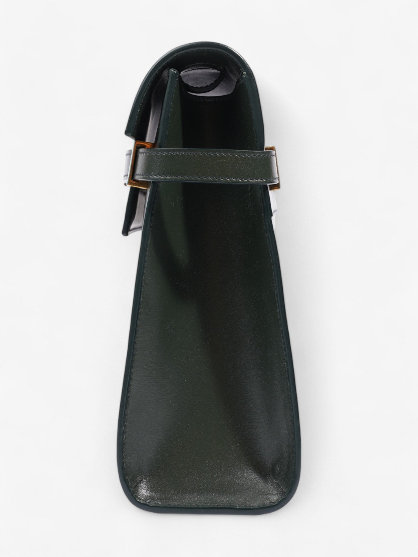 Saint Laurent Manhattan Dark Green Calfskin Leather