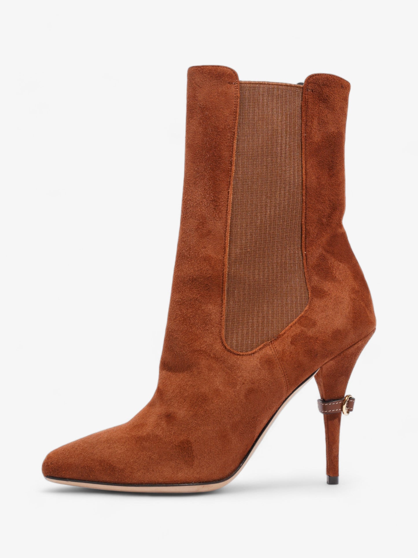 Burberry Kenley D-ring Boots 100 Brown Suede EU 40 UK 7