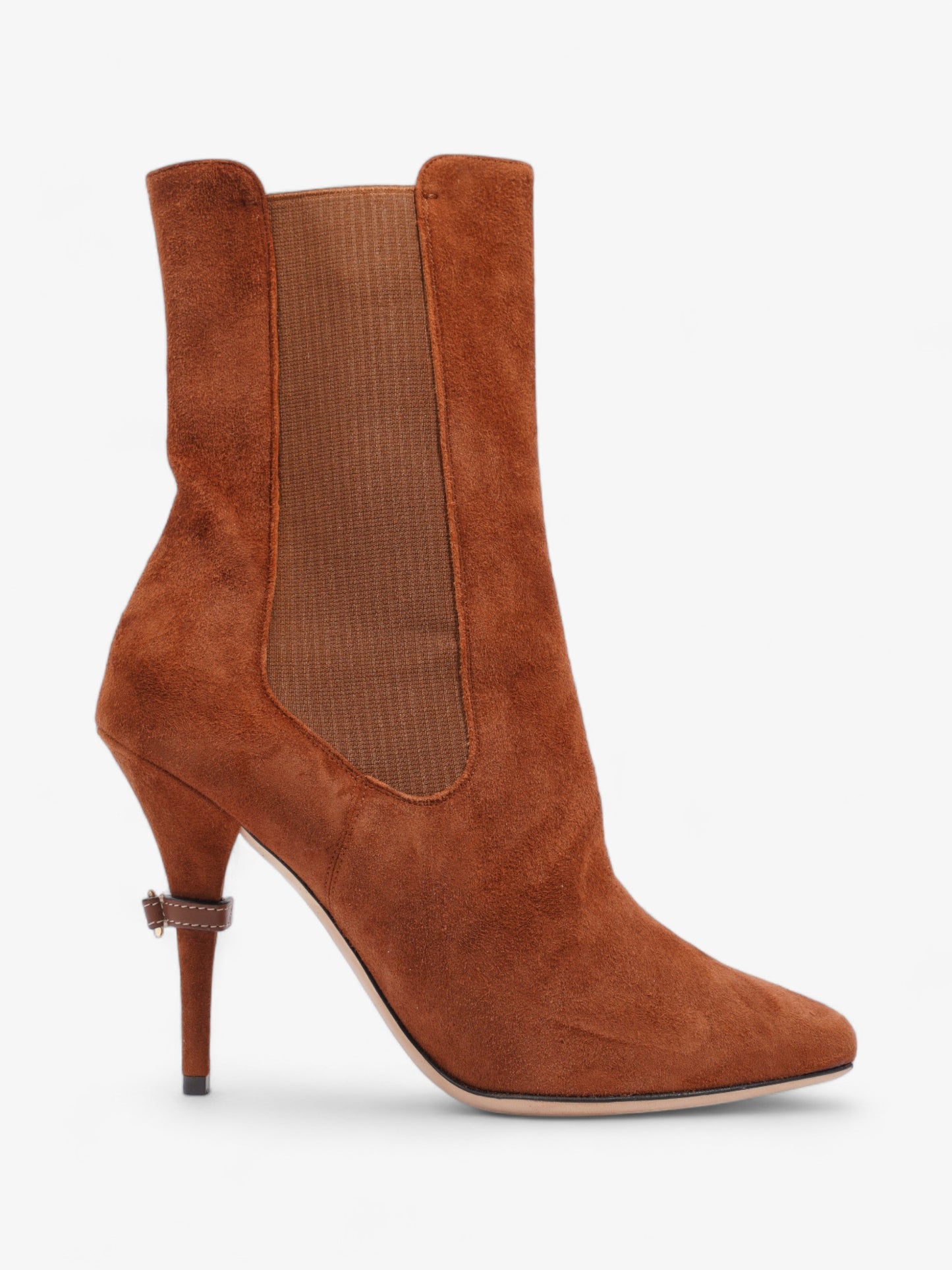Burberry Kenley D-ring Boots 100 Brown Suede EU 40 UK 7