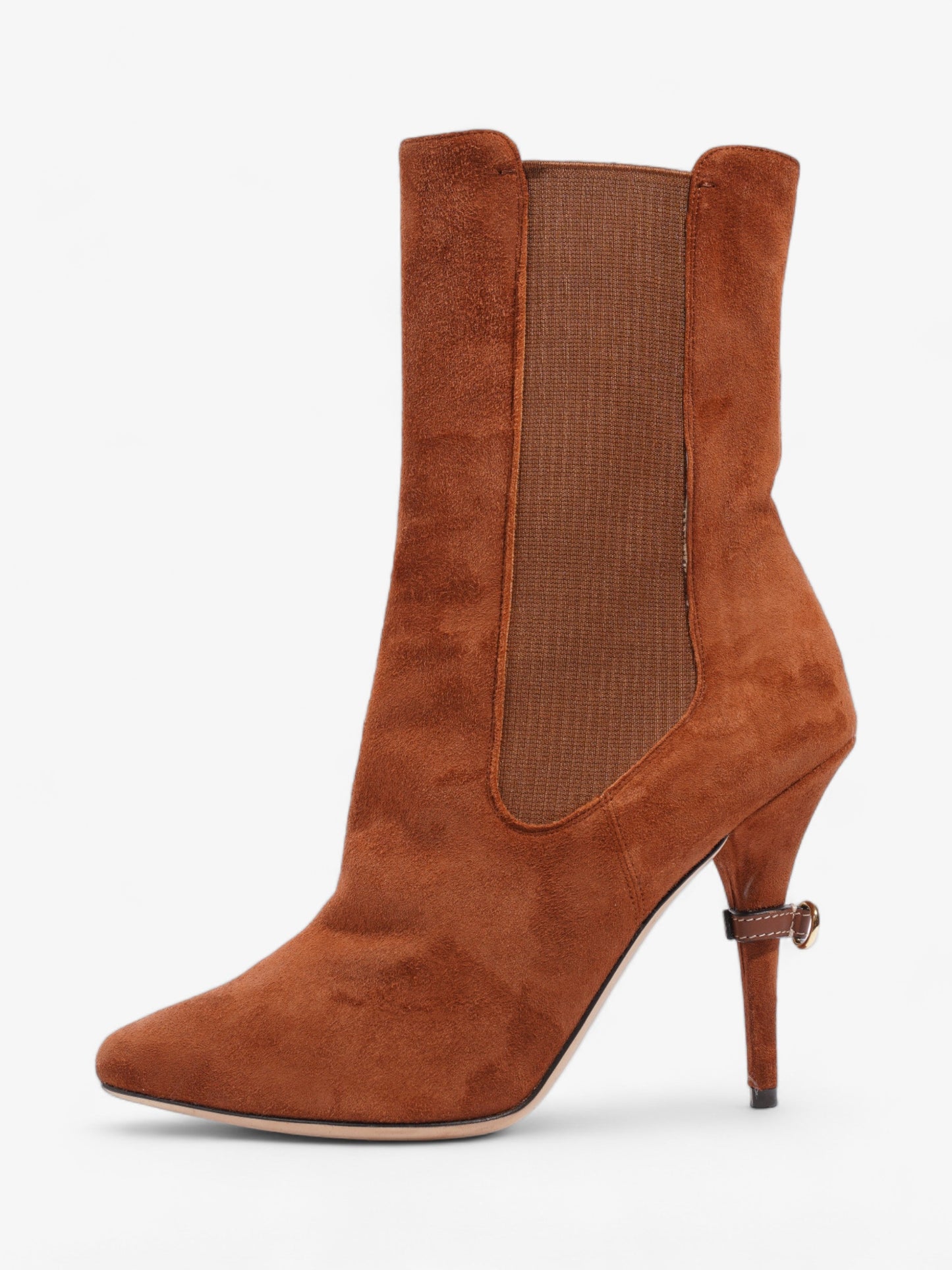 Burberry Kenley D-ring Boots 100 Brown Suede EU 40 UK 7