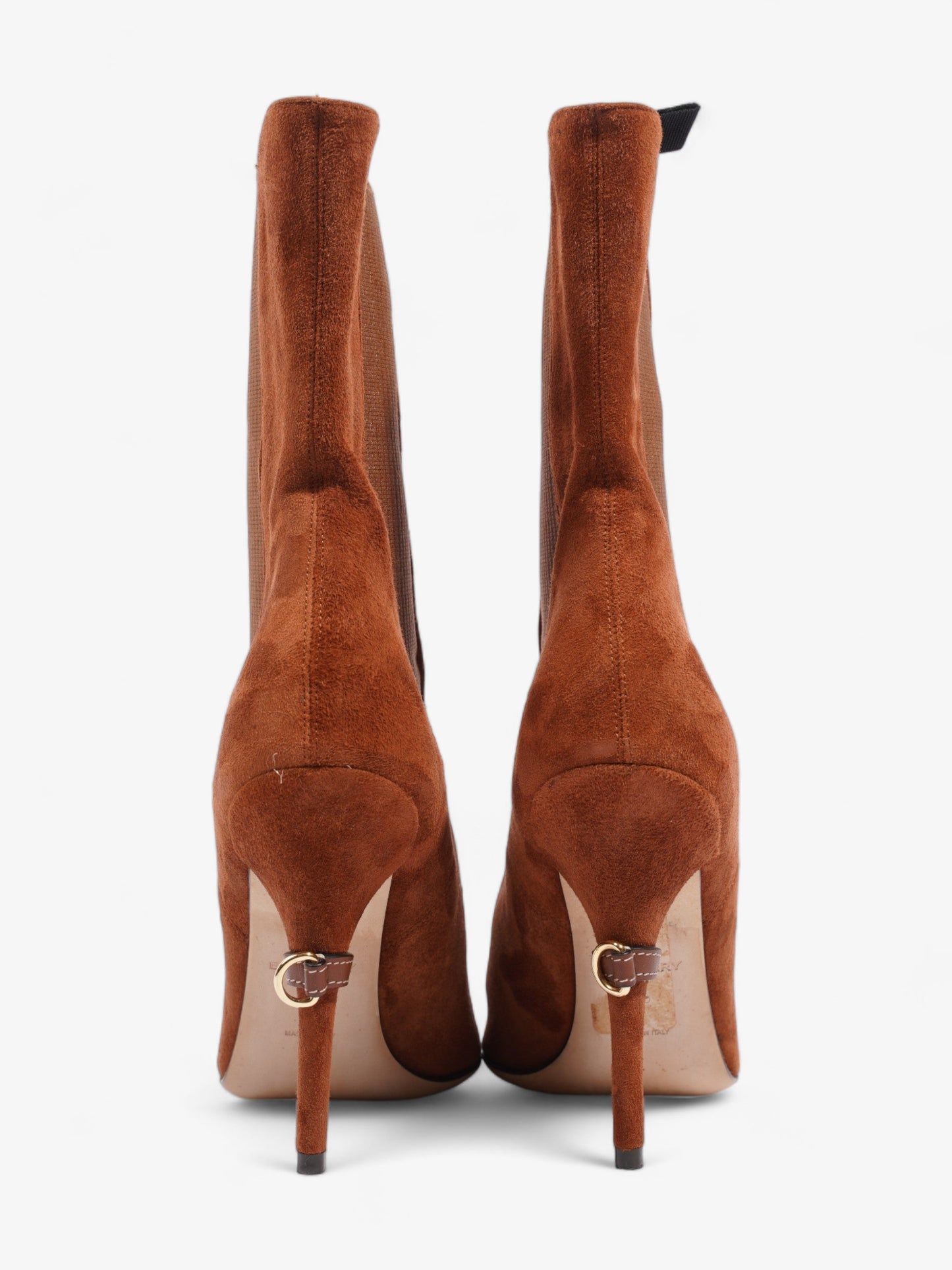 Burberry Kenley D-ring Boots 100 Brown Suede EU 40 UK 7