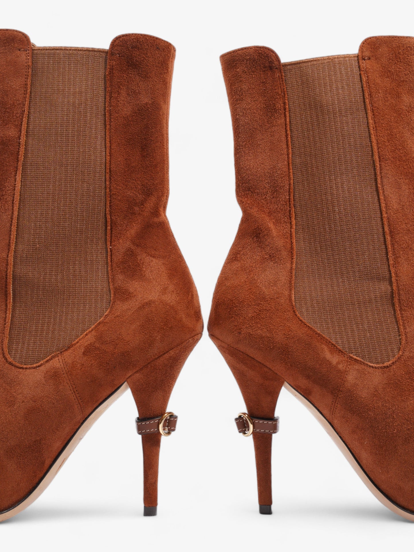 Burberry Kenley D-ring Boots 100 Brown Suede EU 40 UK 7