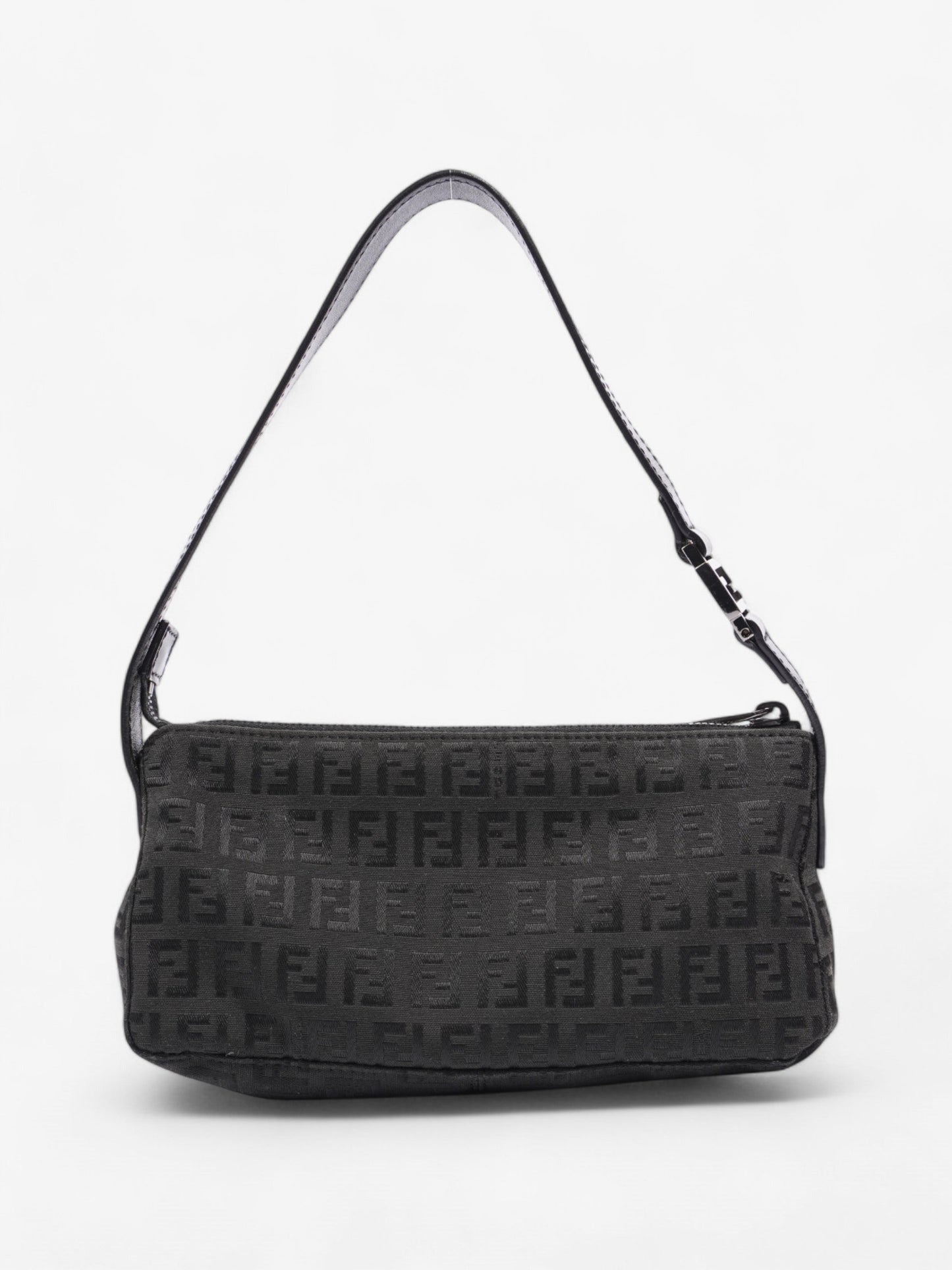 Fendi Shoulder Bag Black Canvas