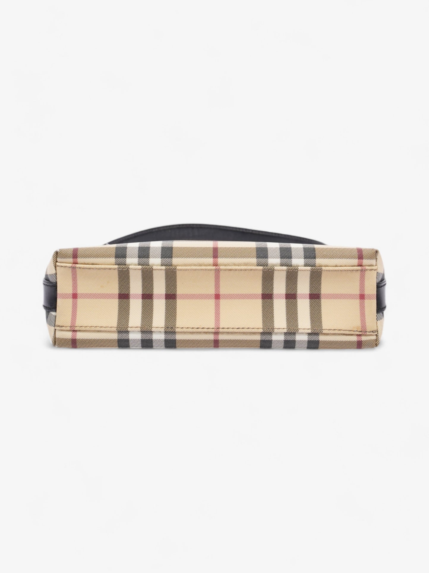 Burberry Check Shoulder Bag Nova Check / Black Coated Canvas