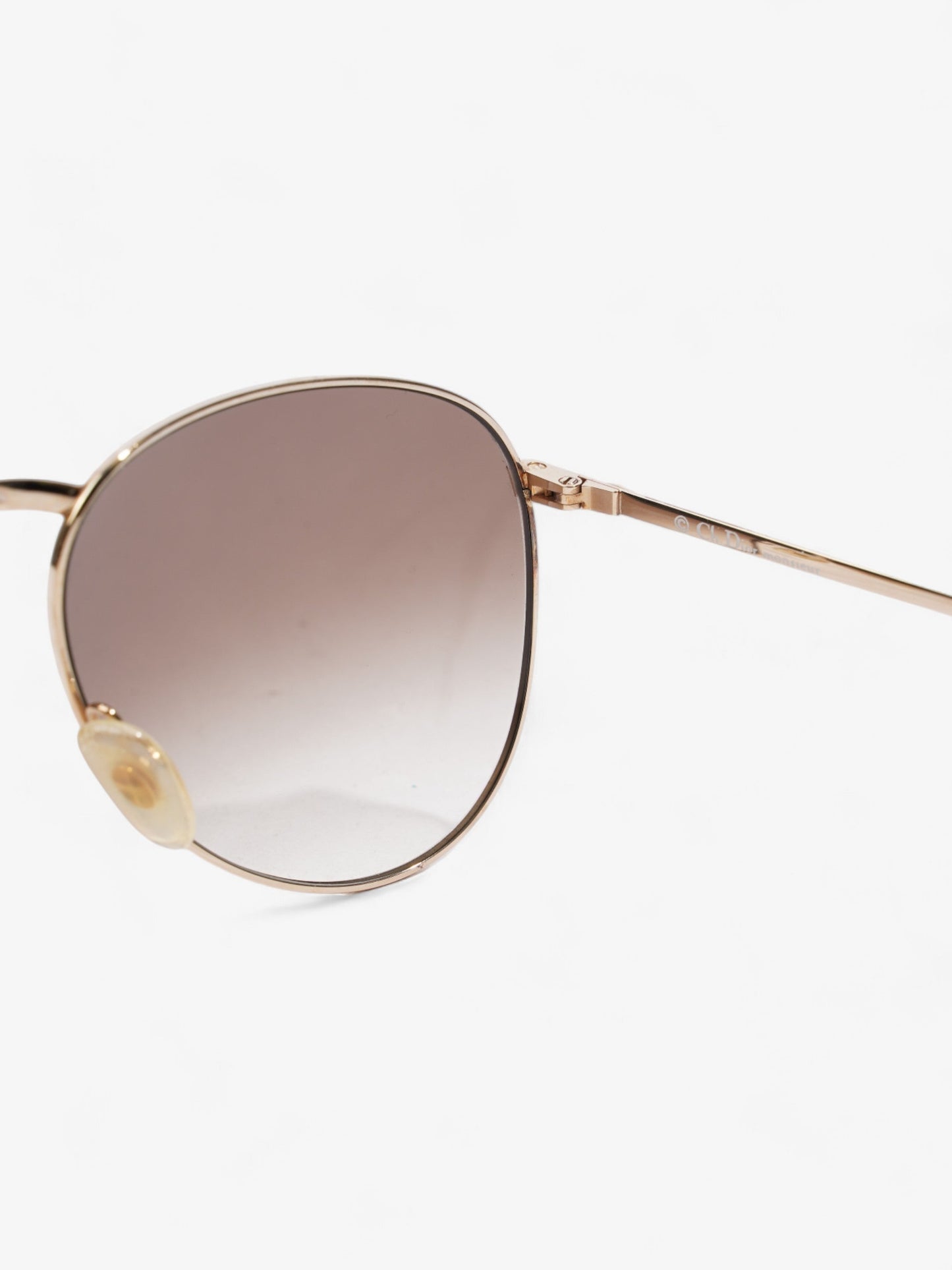 Christian Dior Monsieur Sunglasses Gold / Burgundy Acetate 135mm