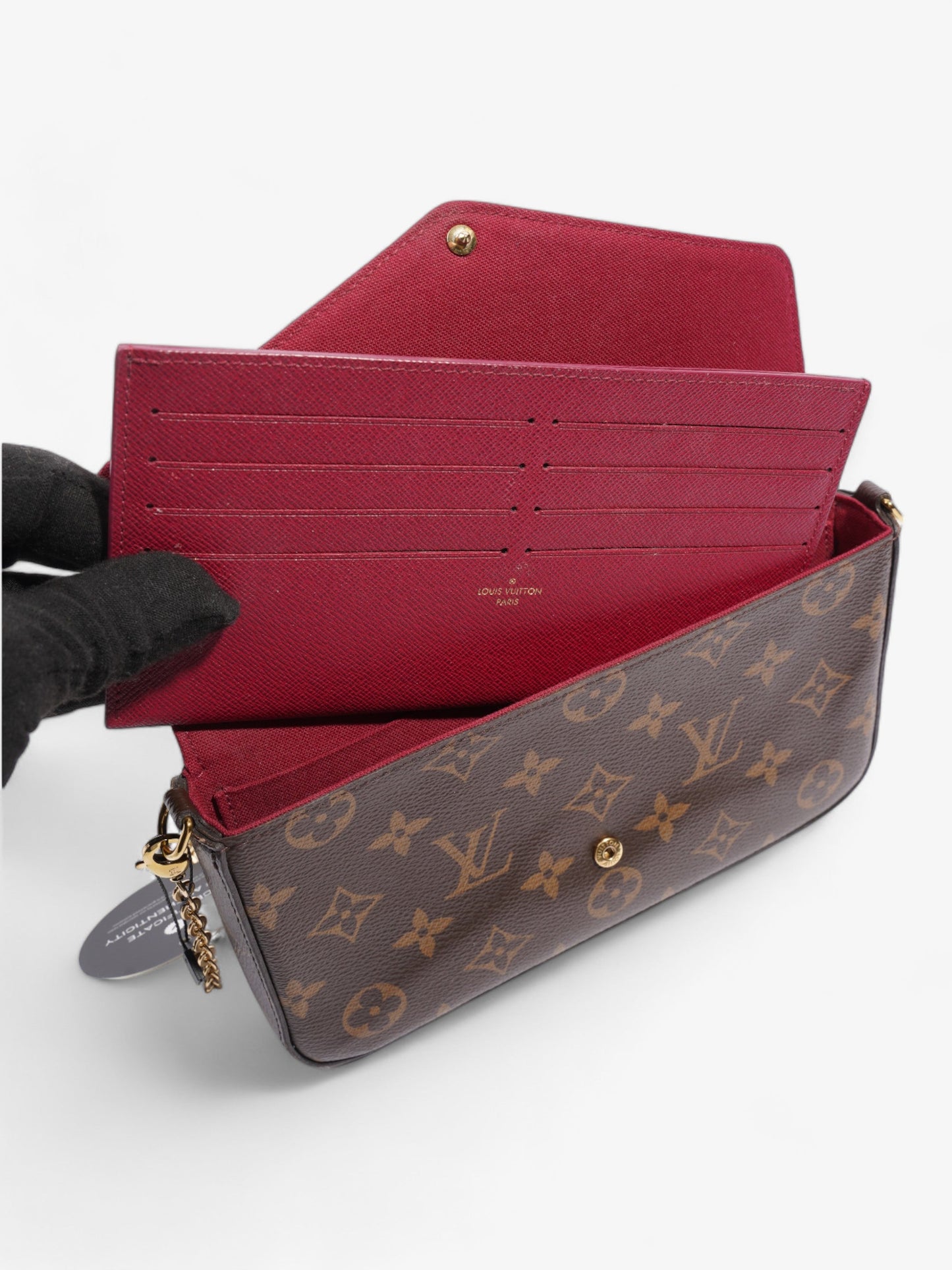 Louis Vuitton Félicie Pochette Monogram Coated Canvas