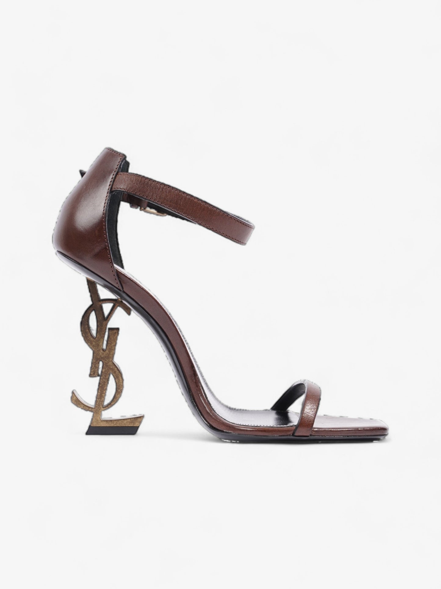 Saint Laurent Opyum 110mm Brown Leather EU 36 UK 3