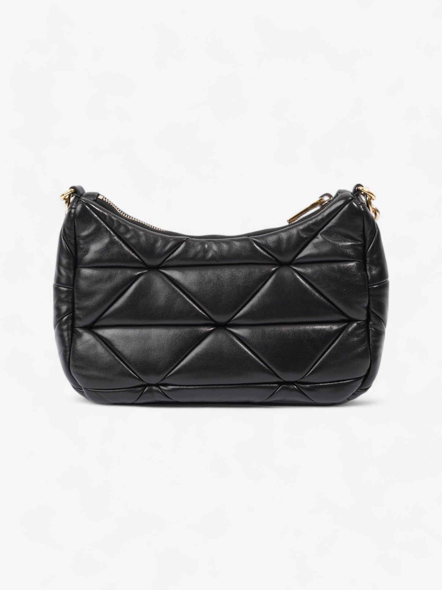 Prada System Padded Bag Black Leather
