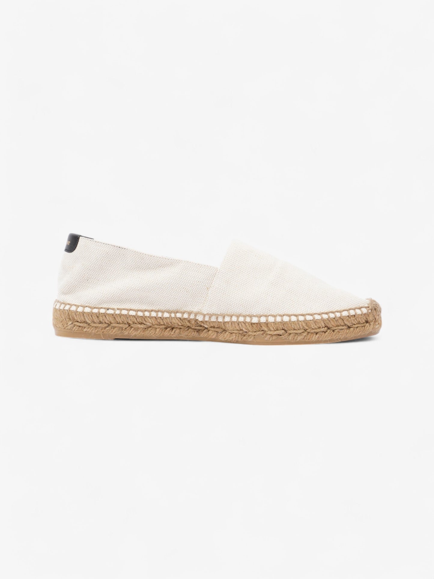 Saint Laurent Canvas Espadrilles White  / Black Canvas EU 40 UK 7