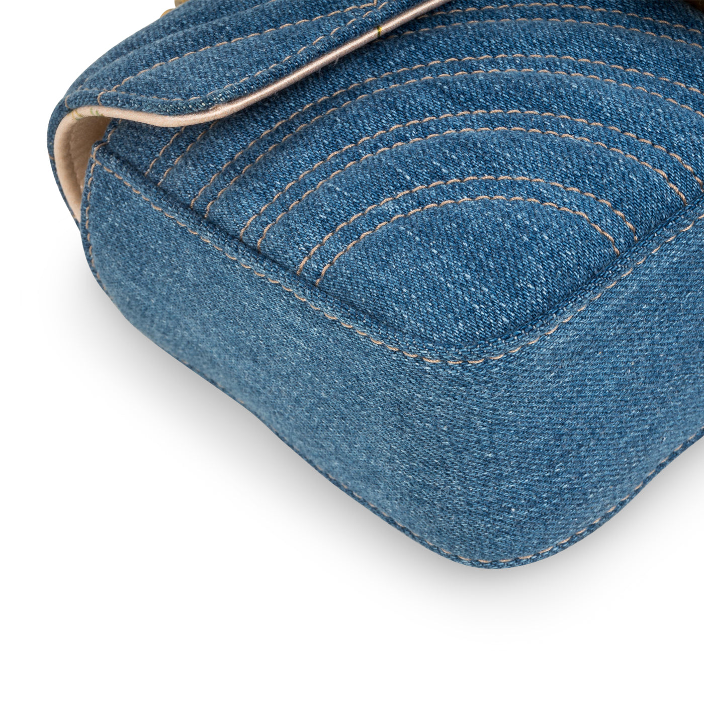 Gucci GG Marmont Mini - Denim