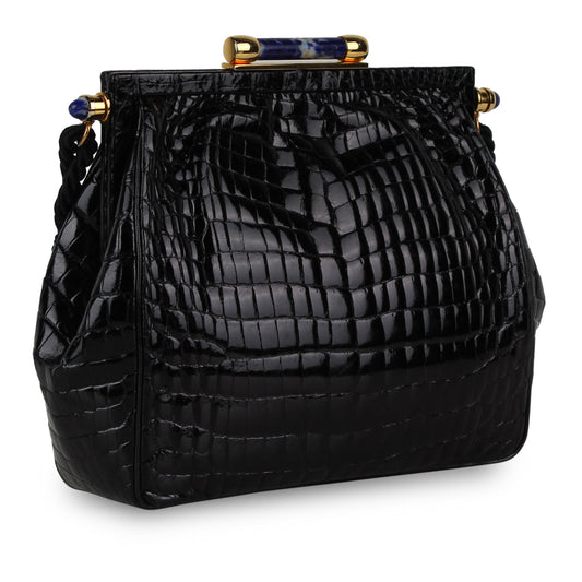 Gucci Vintage Croc Crossbody Bag