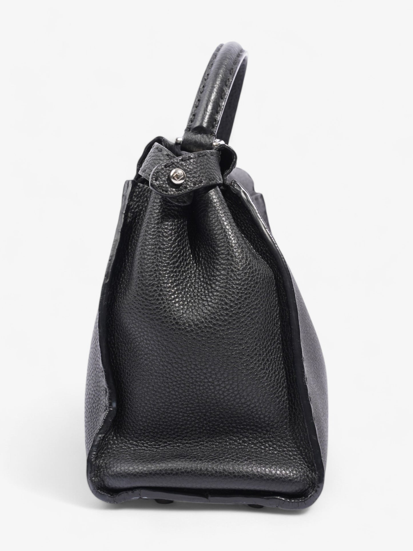 Fendi Peekaboo Black Leather Medium