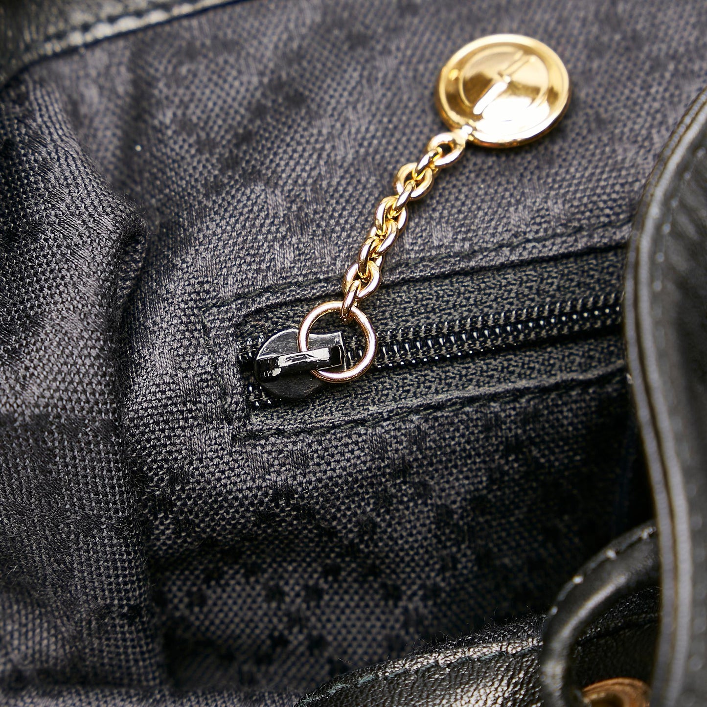 Gucci Bamboo Drawstring Leather Backpack (SHG-33985)