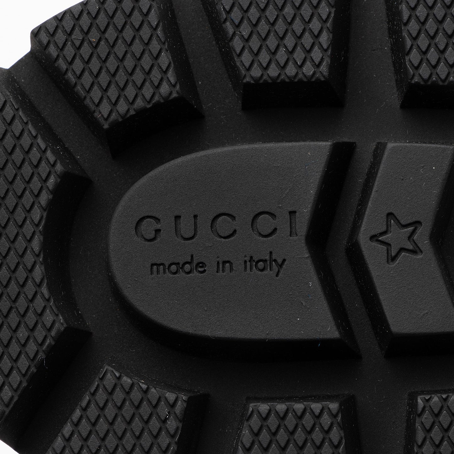Gucci Calfskin Logo Trip Platform Boots - Size 10 / 40