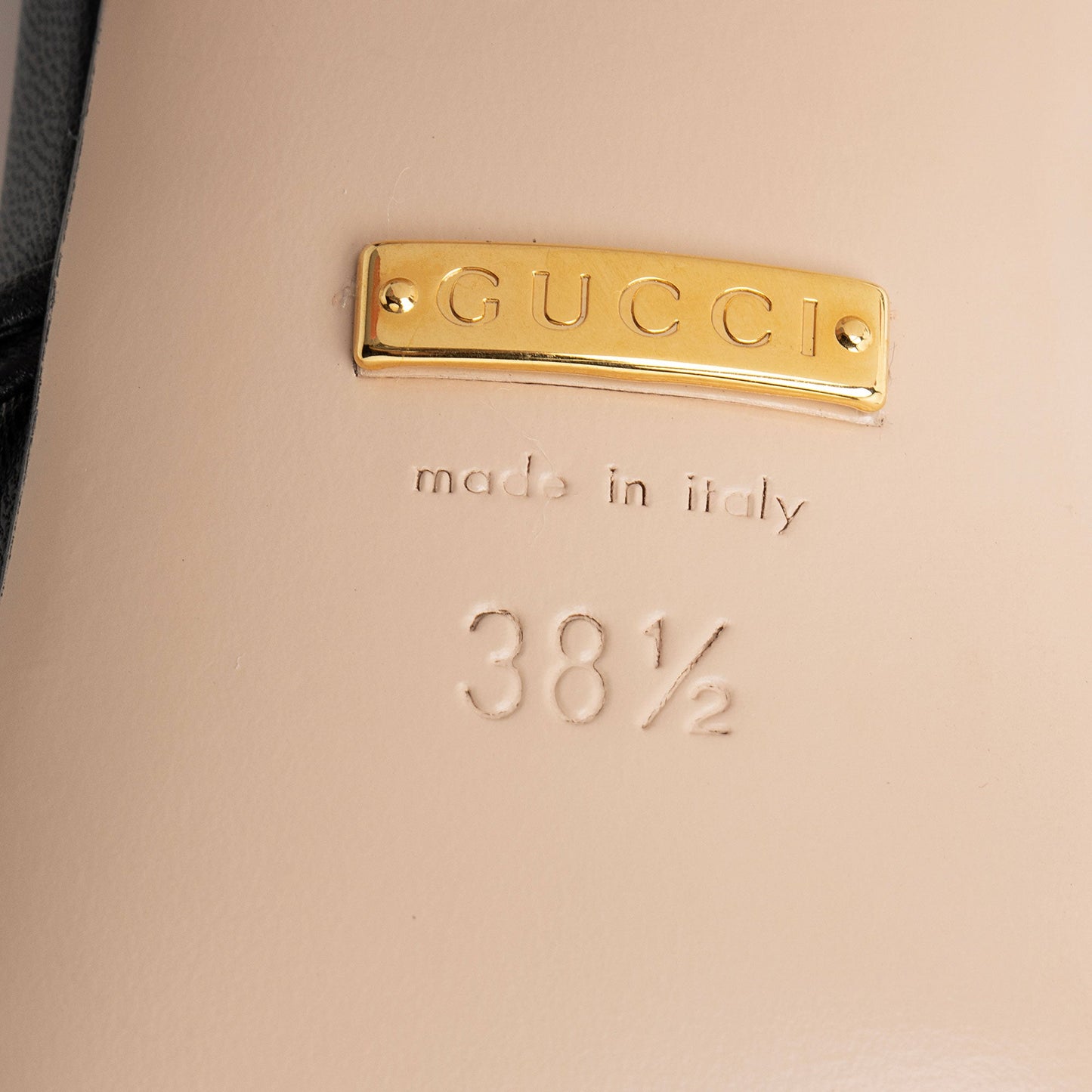 Gucci Calfskin Crystal Isa Interlocking G Sandals - Size 8.5 / 38.5