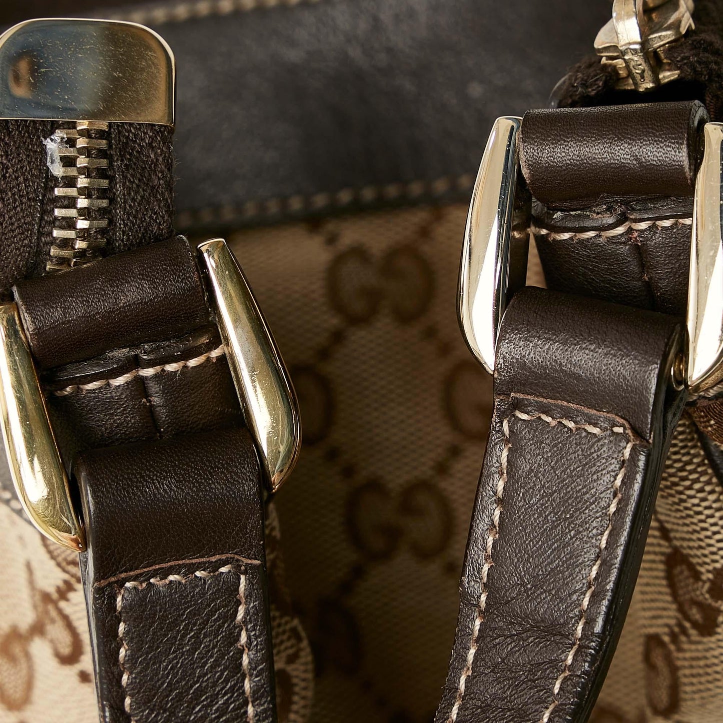 Gucci GG Canvas D-Ring Crossbody Bag (SHG-31956)